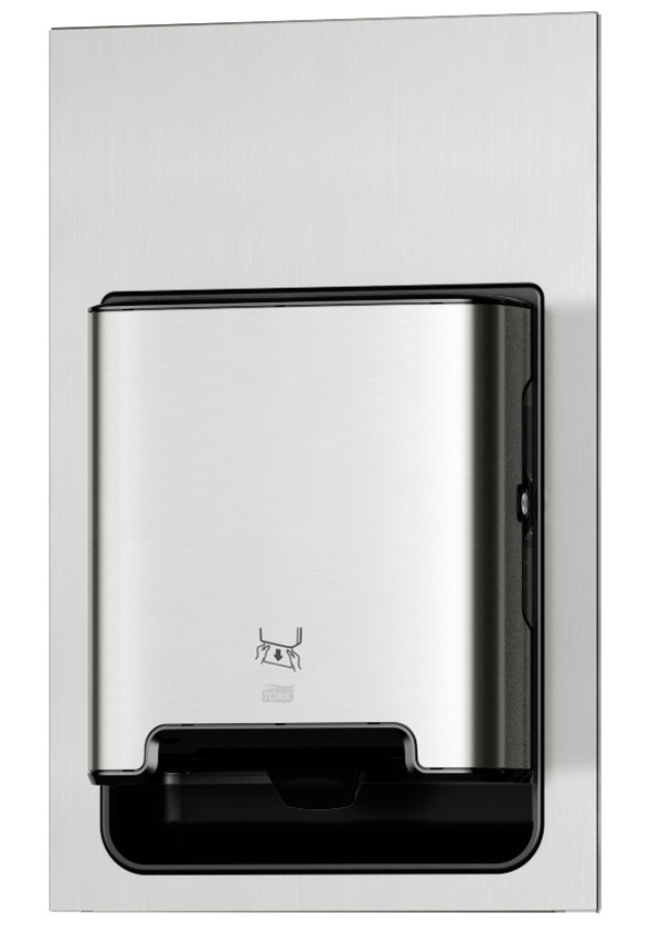 Distributeur de serviettes à mains en rouleau en papier Tork Matic® Acier inoxydable H1