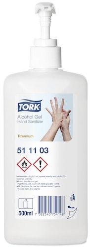 Tork Alcohol Gel voor Handdesinfectie