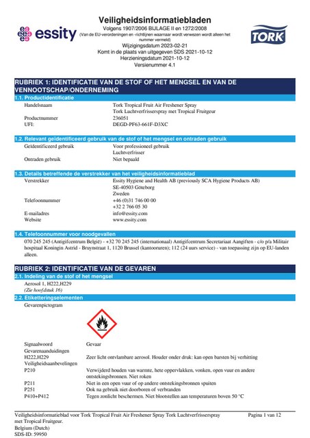 Safety Data Sheet