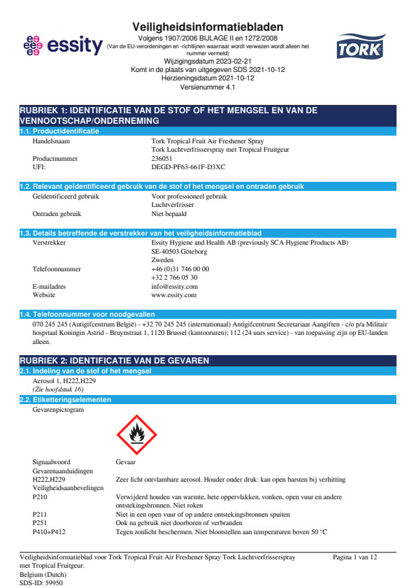 Safety Data Sheet