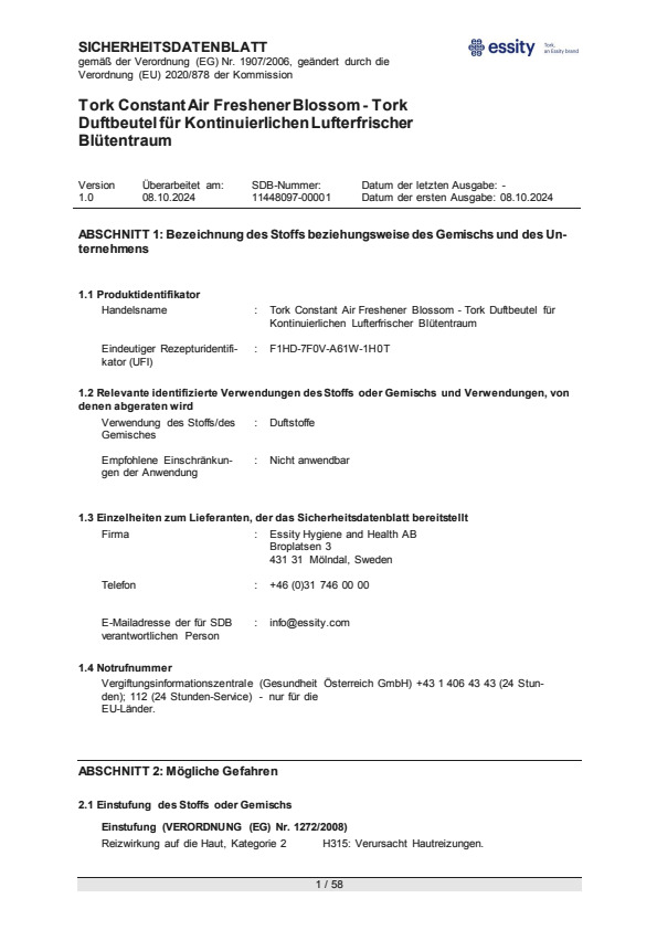 Safety Data Sheet