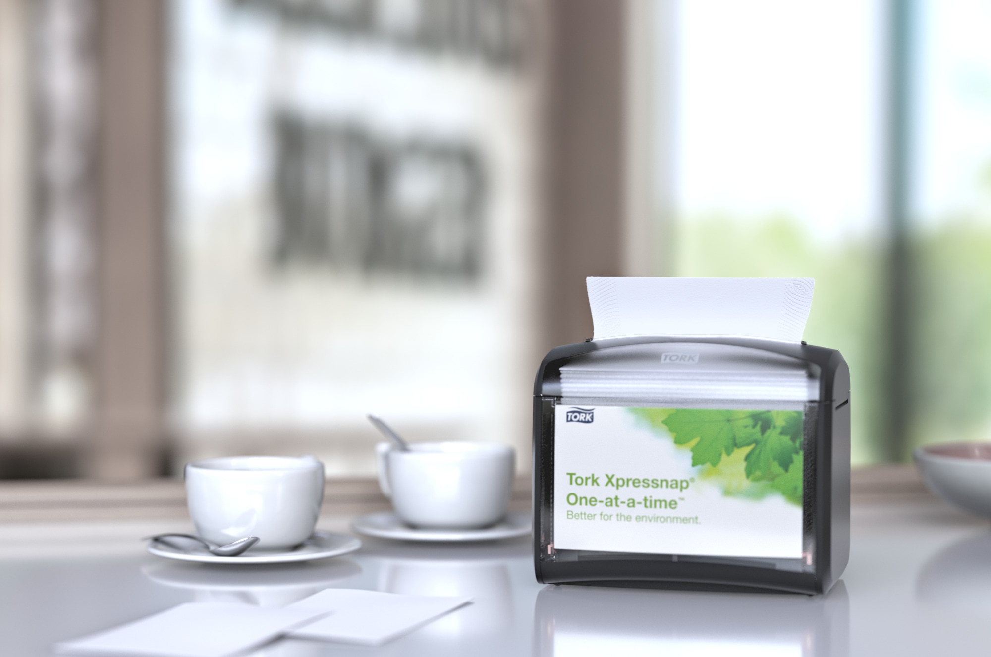 Tork Xpressnap® Tabletop Napkin Dispenser Black N4