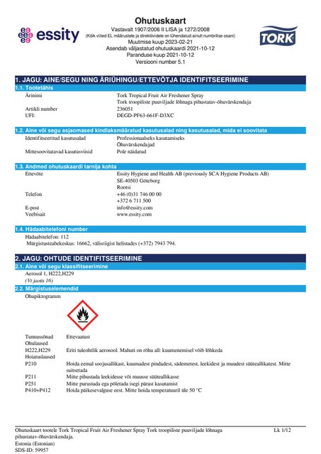 Safety Data Sheet