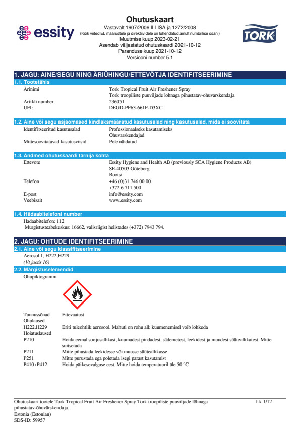 Safety Data Sheet