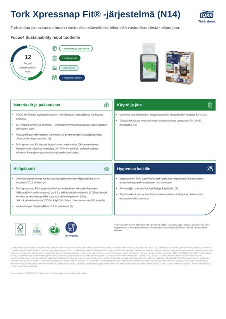 Vastuullisuustietosivu