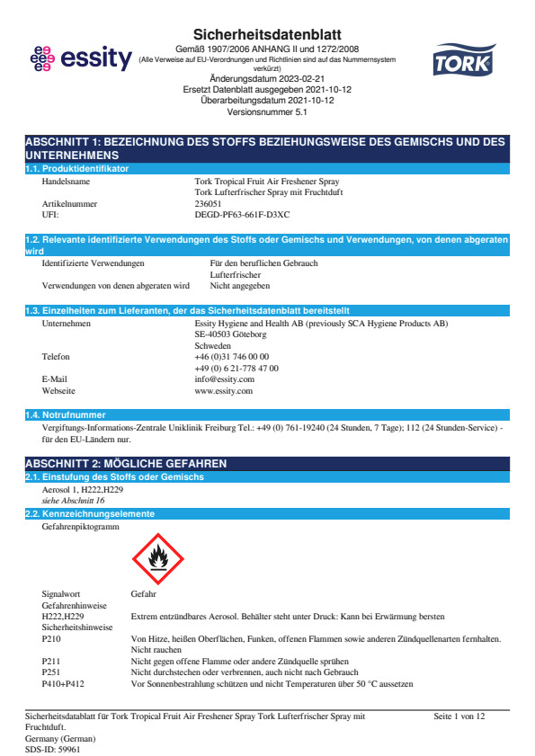 Safety Data Sheet