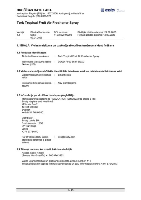 Safety Data Sheet