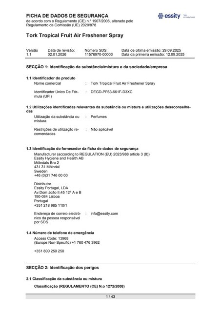 Safety Data Sheet