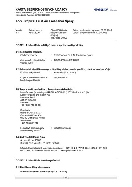 Safety Data Sheet